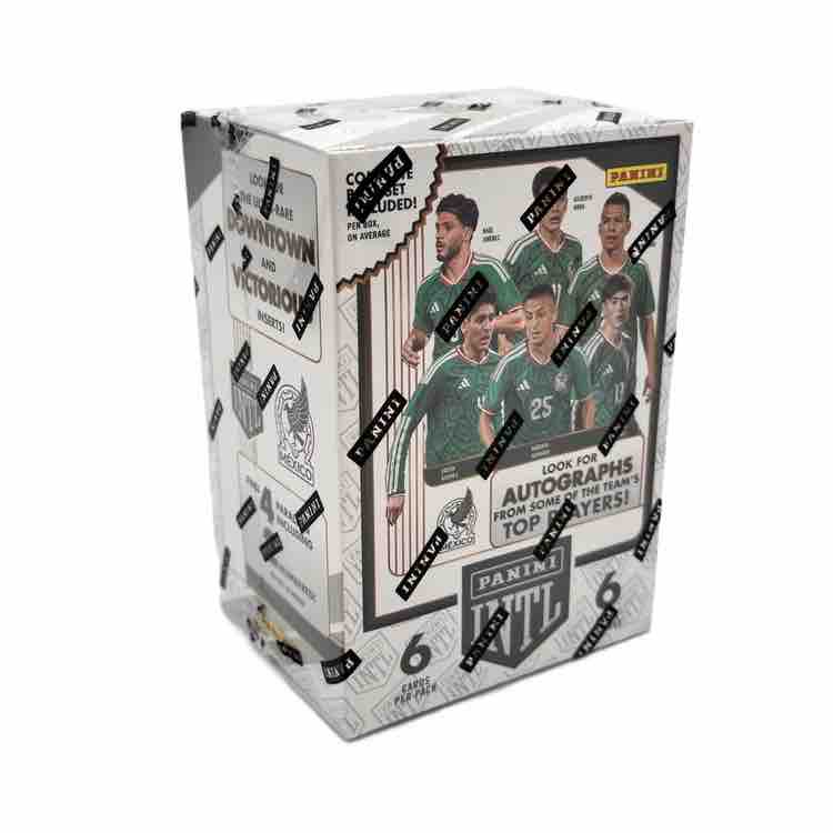 Panini 2026 FIFA World Cup Mexico National Team Blaster BOX (6 Packs Each) (Lateral - Front)