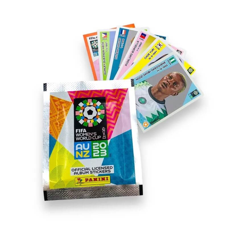 Panini FIFA Women's World Cup Australia and New Zealand 2023 Sticker Pack (5 Each) (Pack - Stickers)
