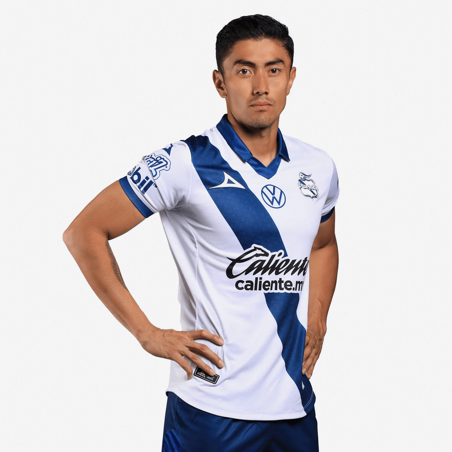 Pirma 2023-24 Puebla Stadium Home Jersey (Model - Front)