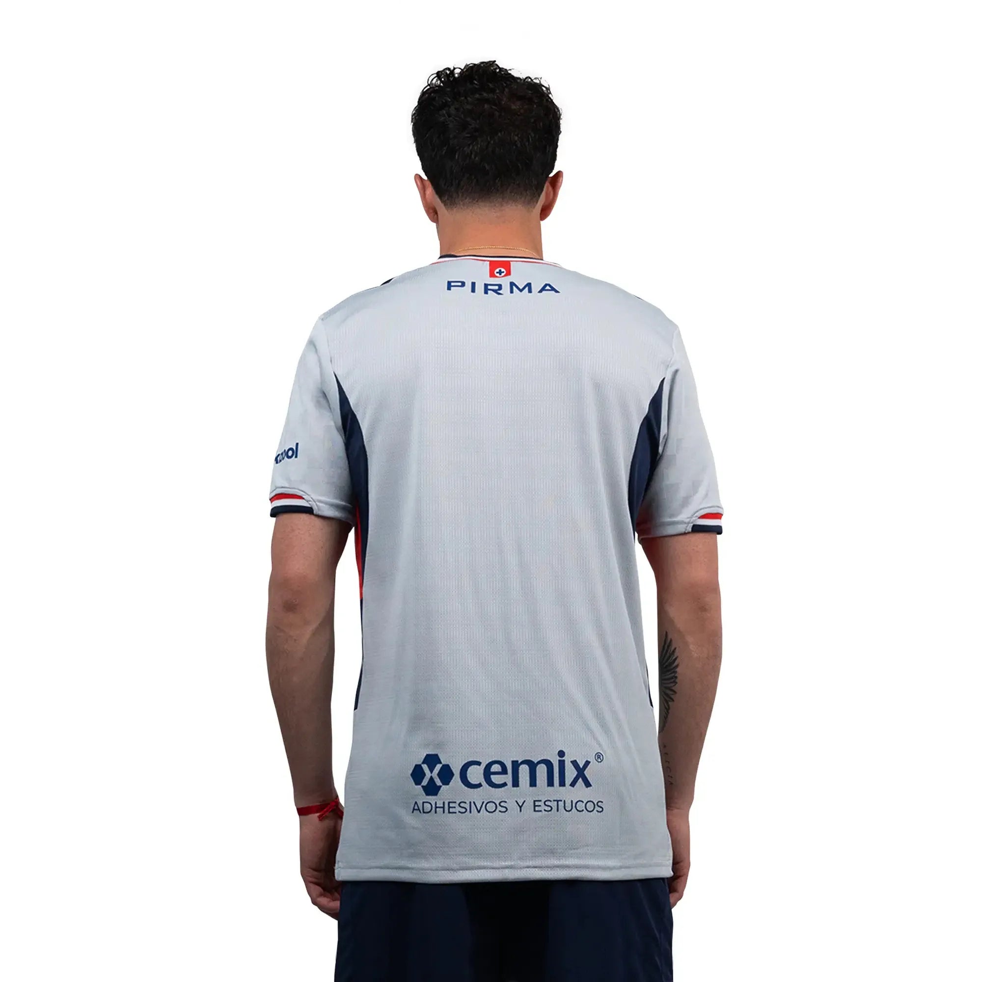 Pirma 2025-26 Cruz Azul Men's Stadium Away Soccer Jersey (Model - Back)