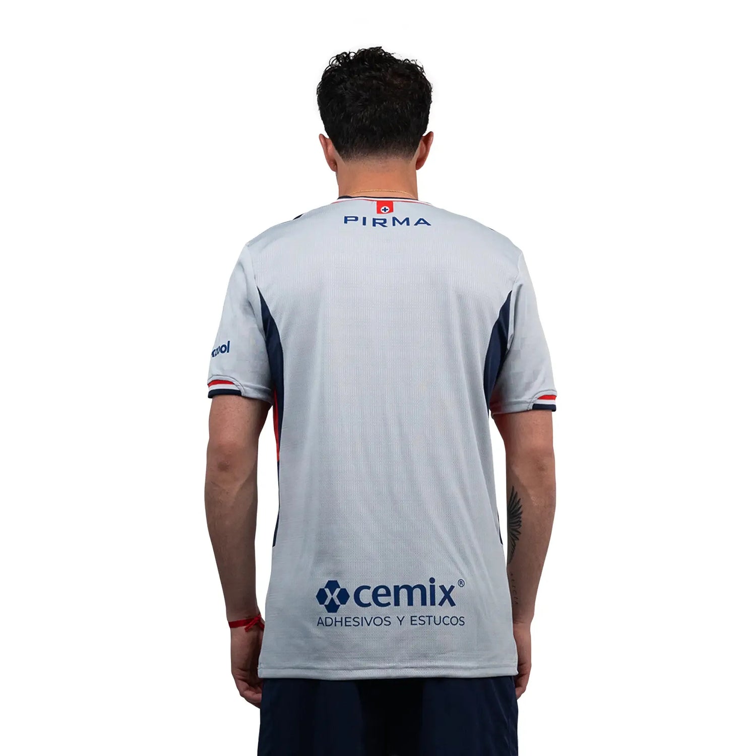 Pirma 2025-26 Cruz Azul Men's Stadium Away Soccer Jersey (Model - Back)