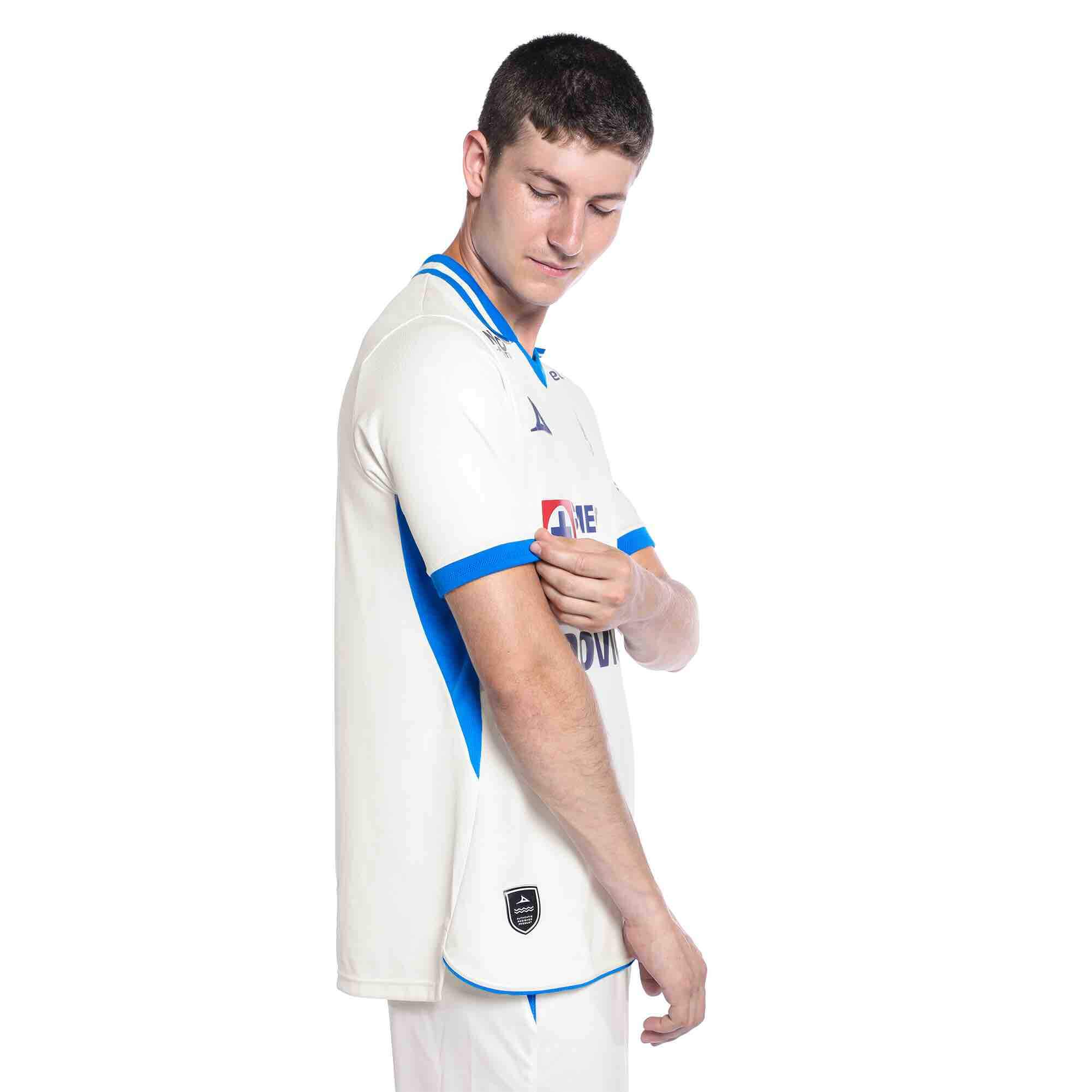 Pirma 2026-27 Cruz Azul Men's Authentic Away Soccer Jersey (Model - Side 1)