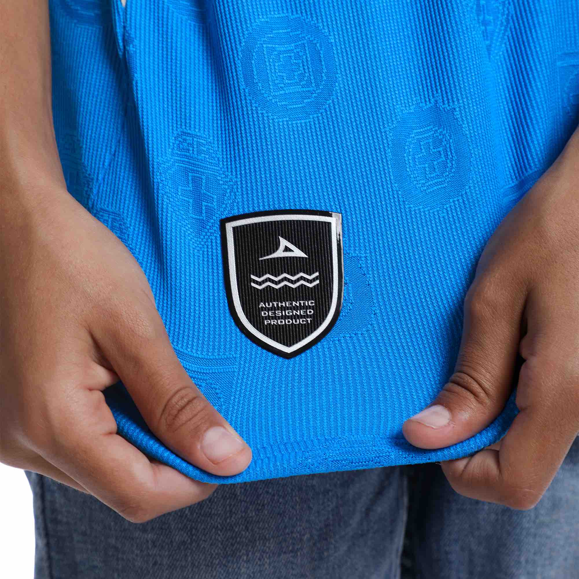 Pirma 2026-27 Cruz Azul Youth Stadium Home Soccer Jersey Royal Blue (Detail 2)