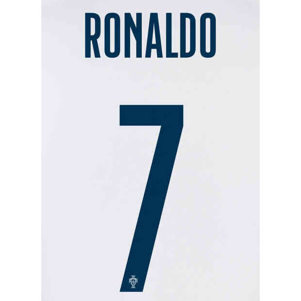 Portugal 2022-23 Away Ronaldo #7 Jersey Name Set (Back)