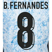 Portugal 2024/25 Away B. Fernandes #8 Jersey Name Set