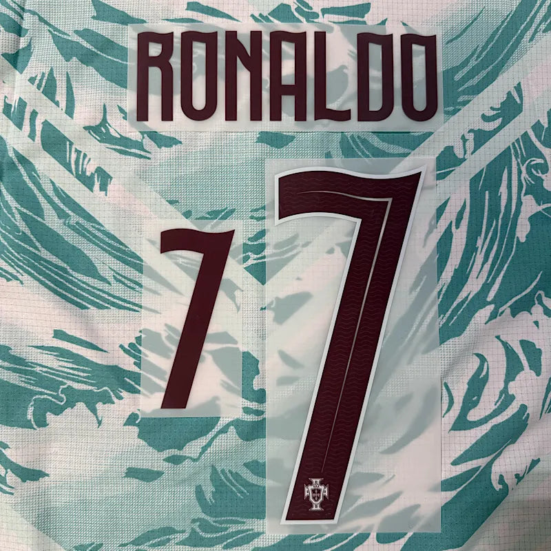 Portugal 2026- Away RONALDO #7 Youth Official Name Set