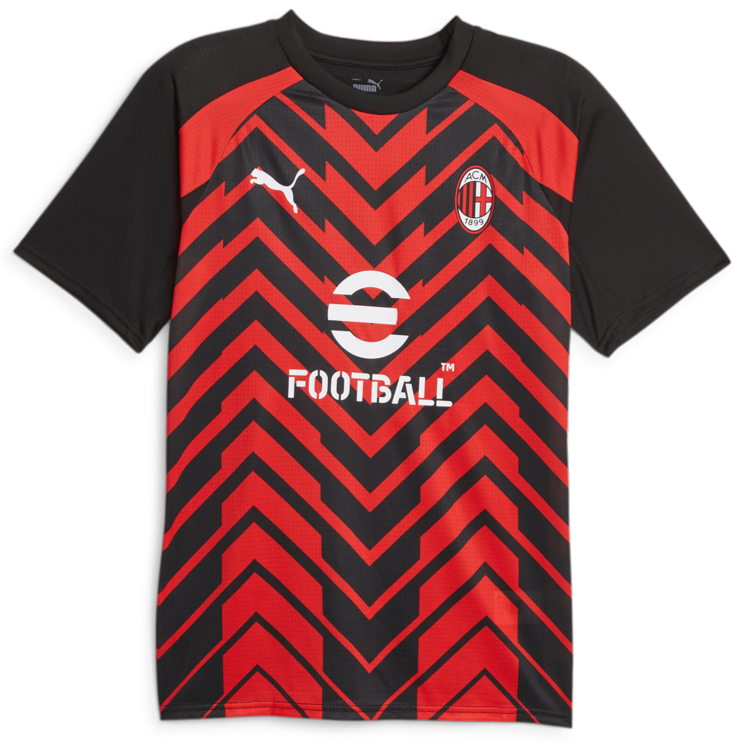 Puma 2023-24 AC Milan Men's Pre-Match Jersey (Front)