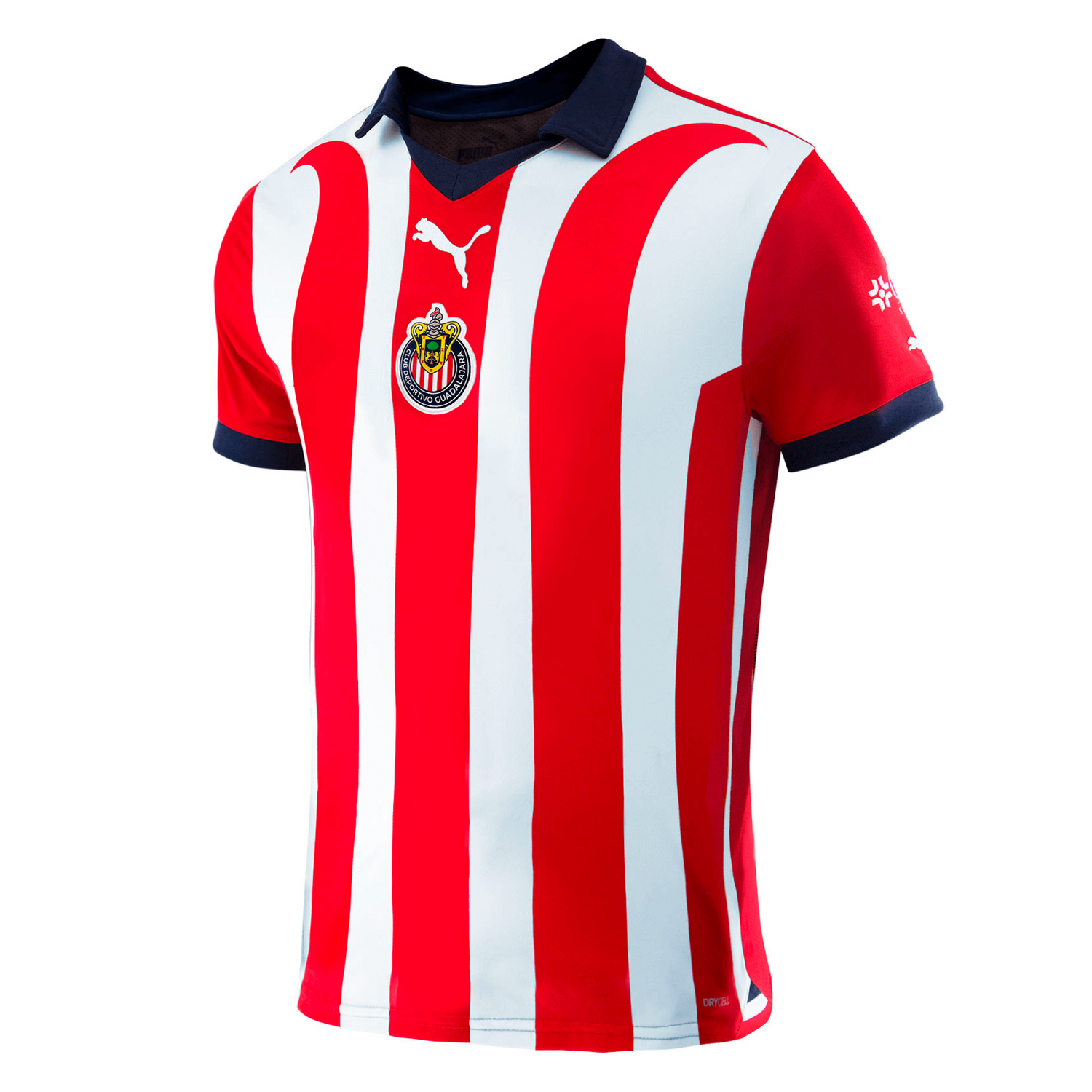 Puma 2023-24 Chivas Youth Stadium Home Jersey (Lateral - Front)