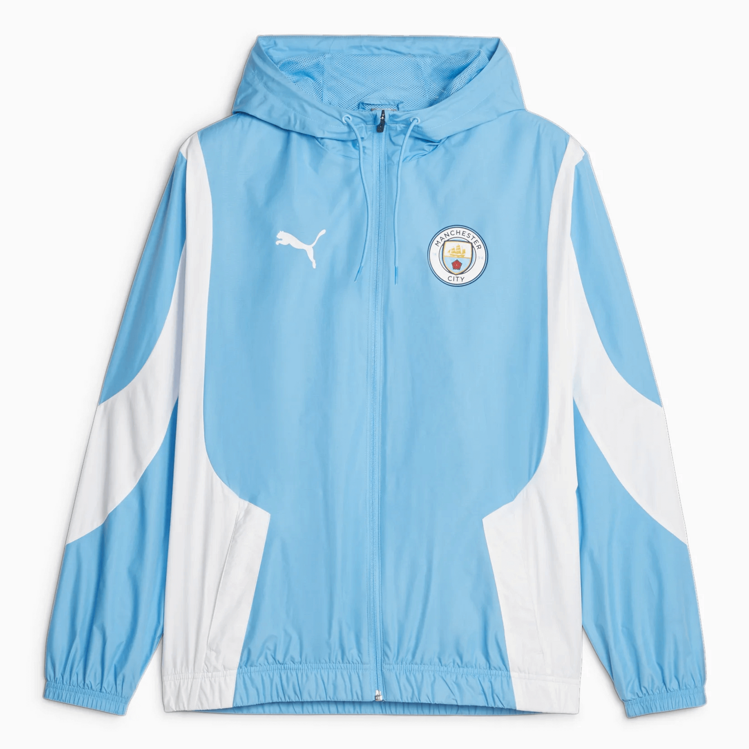 Puma 2023-24 Manchester City Men's Pre-Match Anthem Jacket (Front)