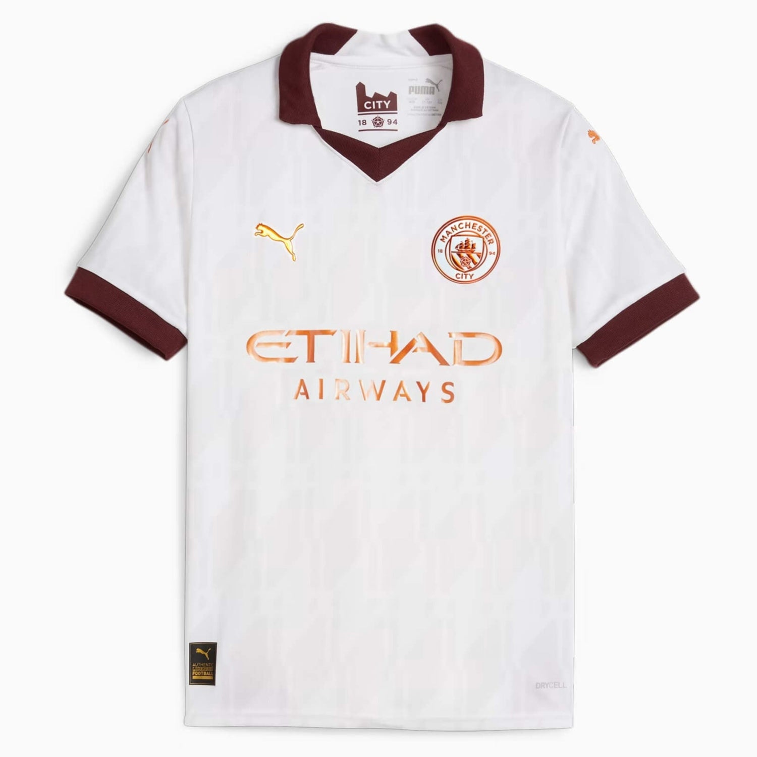 Puma 2023-24 Manchester City Youth Stadium Away Jersey (Front)