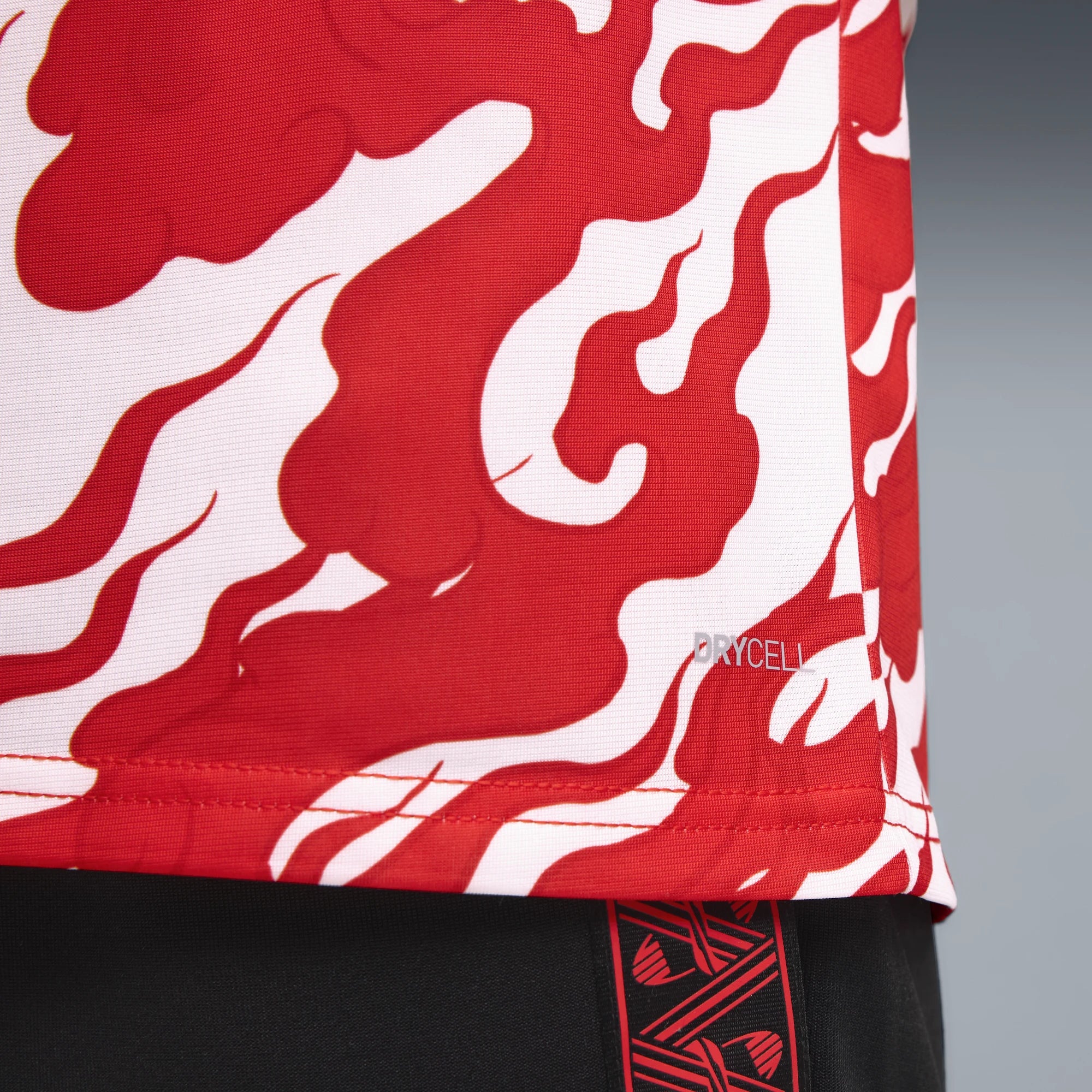 Puma 2025-26 AC Milan Men's 1/4 Zip Training Top Puma White-For All Time Red (Detail 2)