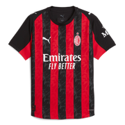 Puma 2025-26 AC Milan Men's Authentic Home Soccer Jersey (Front)