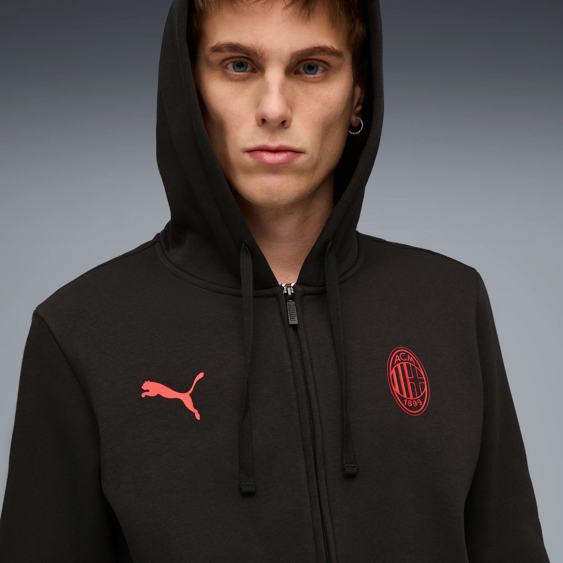 Puma 2025-26 AC Milan Men's FTBLESS Jacket (Detail 1)