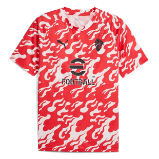 Puma 2025-26 AC Milan Men's Pre-Match Soccer Jersey (Front)