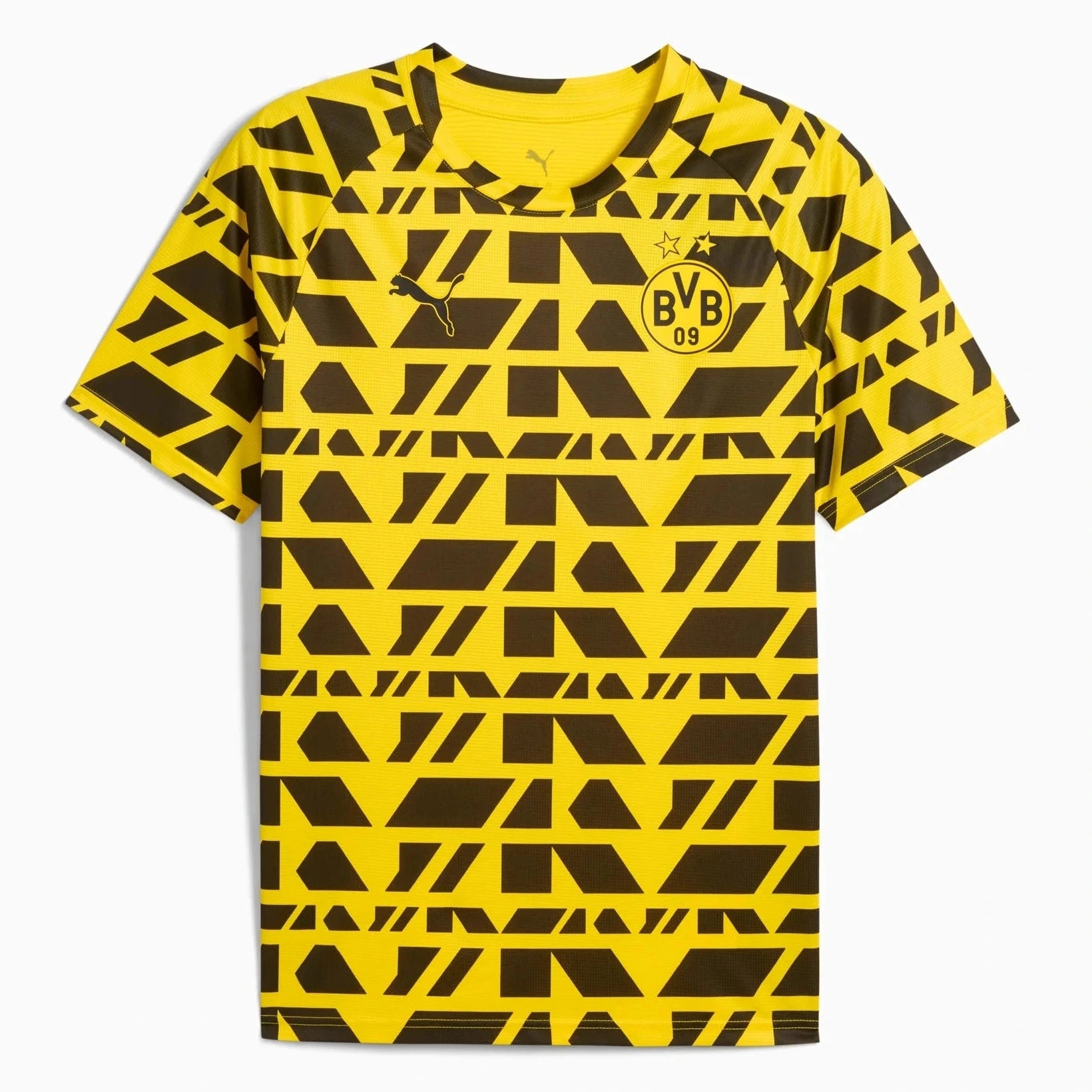 Puma 2025-26 Borussia Dortmund Men's Pre-Match Soccer Jersey (Front)