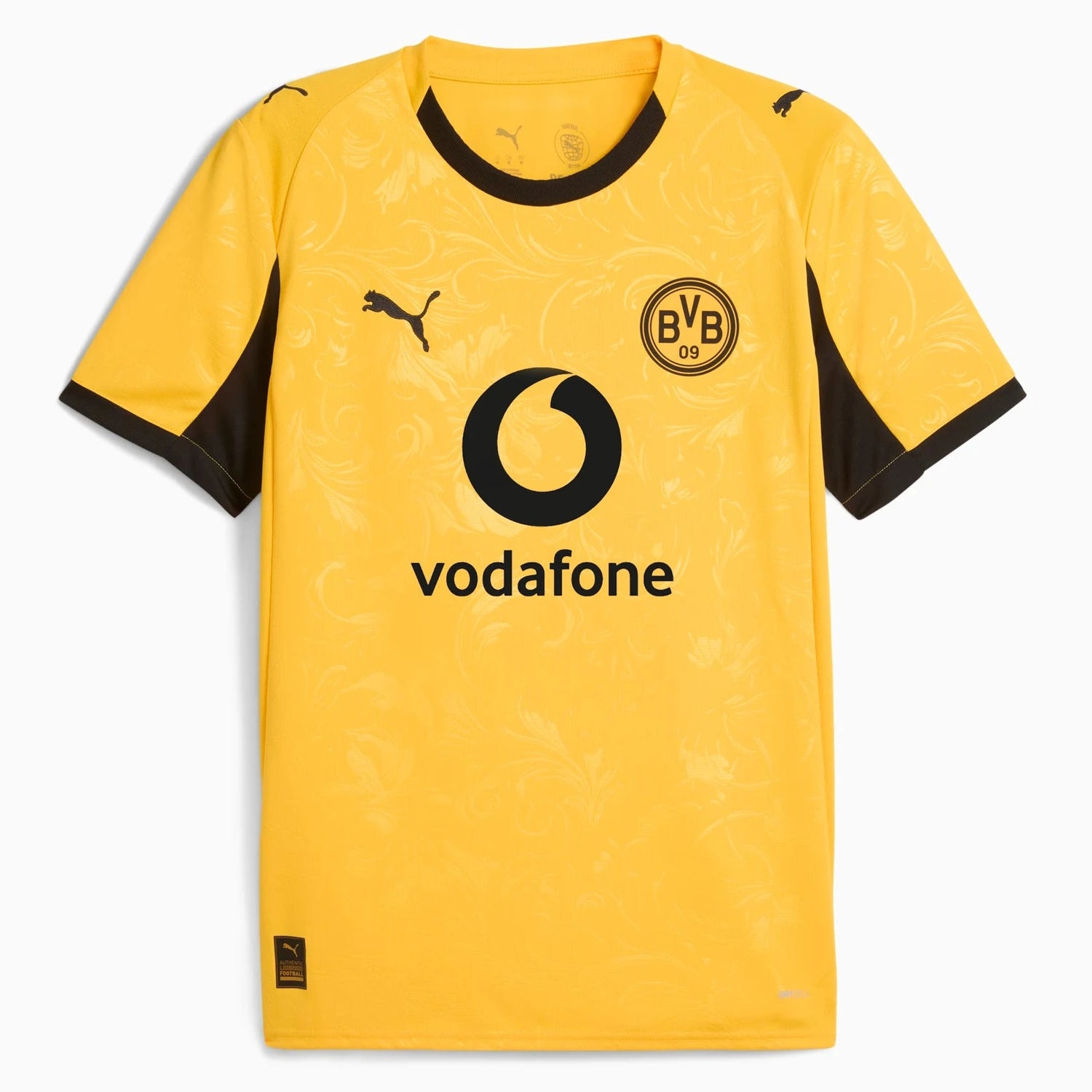 Puma 2025-26 Borussia Dortmund Men's Stadium Cup Soccer Jersey (Front)