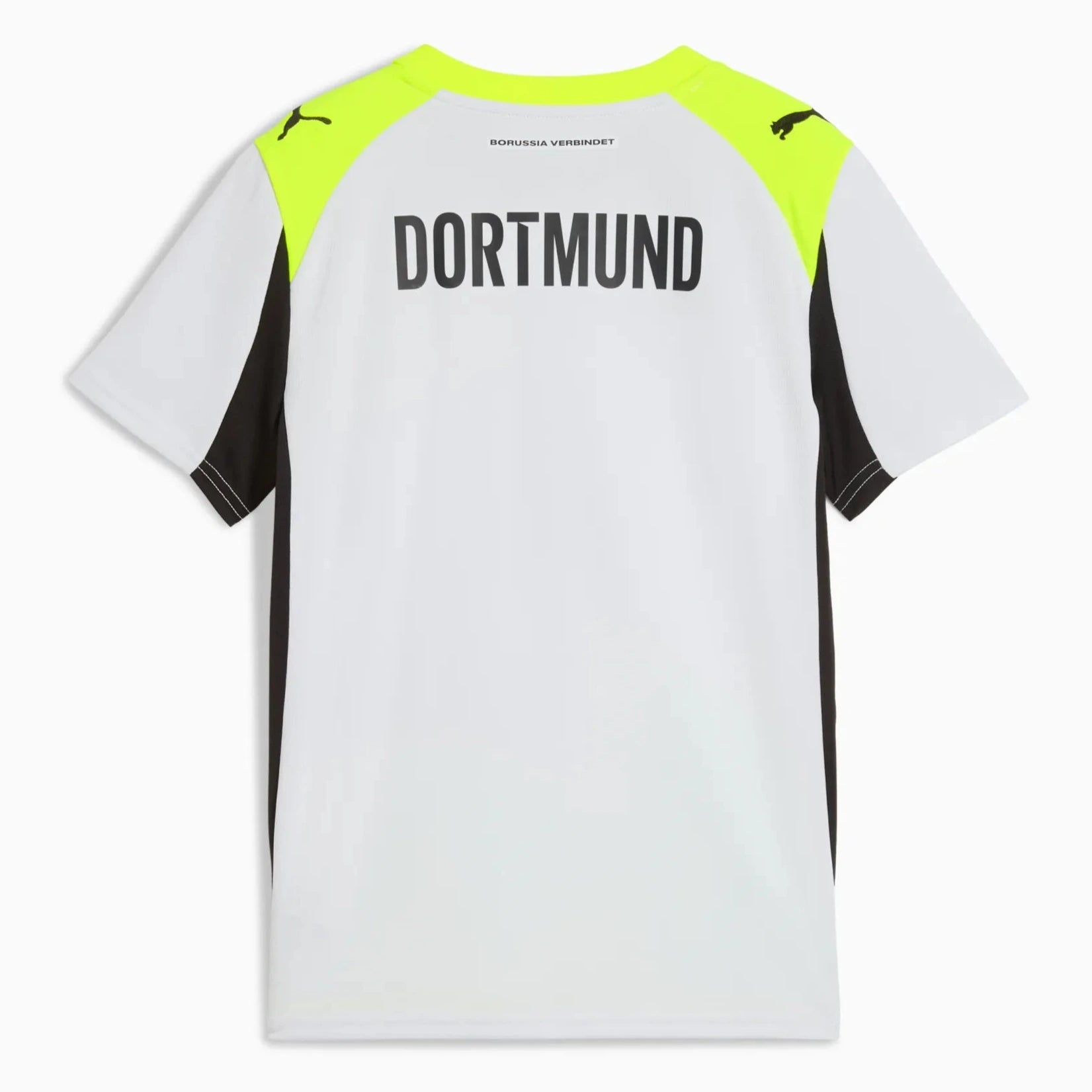 Puma 2025-26 Borussia Dortmund Youth Stadium Away Soccer Jersey (Back)