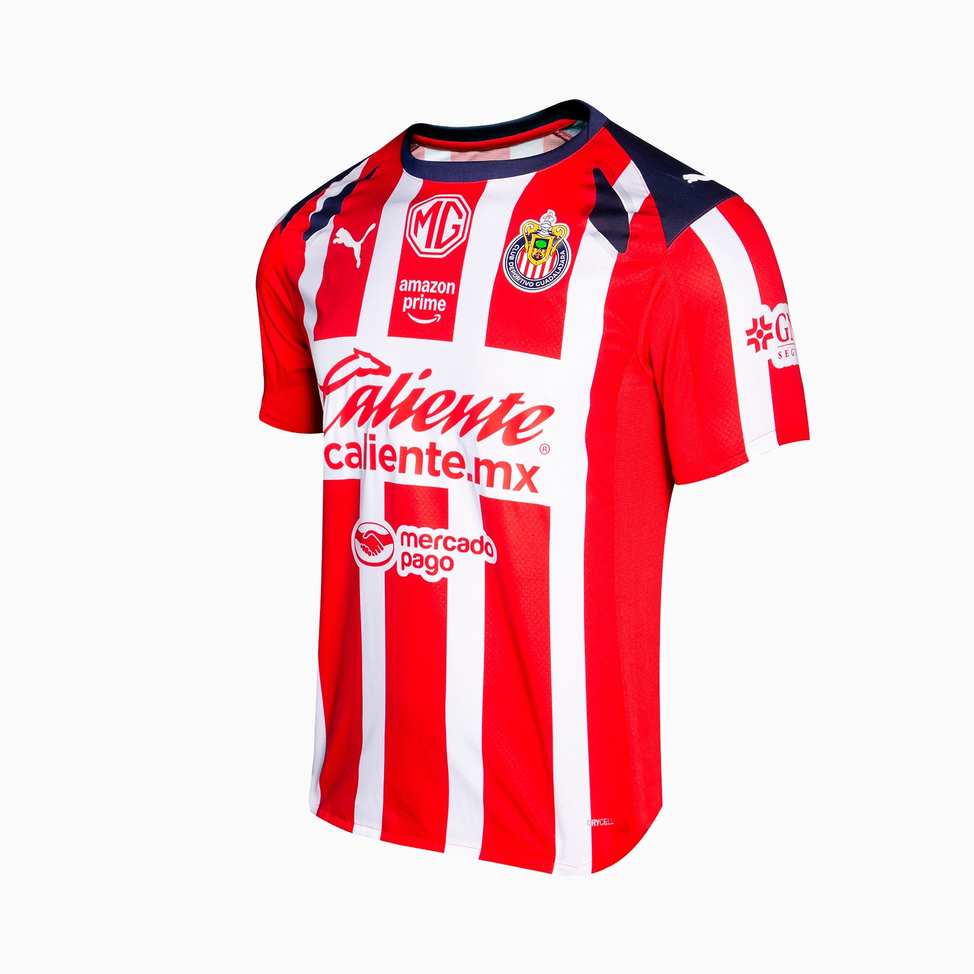 Puma 2025-26 Chivas Men's Authentic Home Soccer Jersey (Lateral - Front)