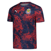 Puma 2025-26 Chivas Men's Pre-Match Soccer Jersey Puma Red-Puma Navy (Front)