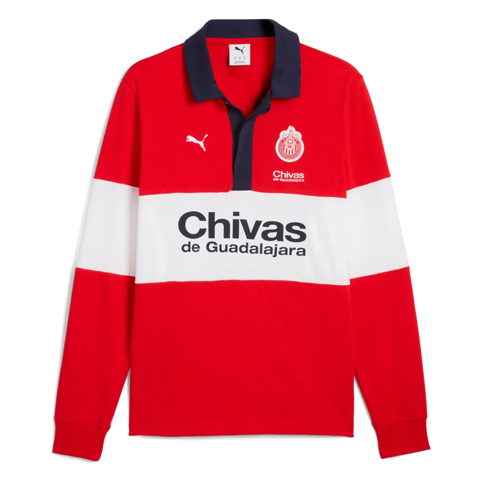 Puma 2025-26 Chivas Men's Rugby Polo (Front)