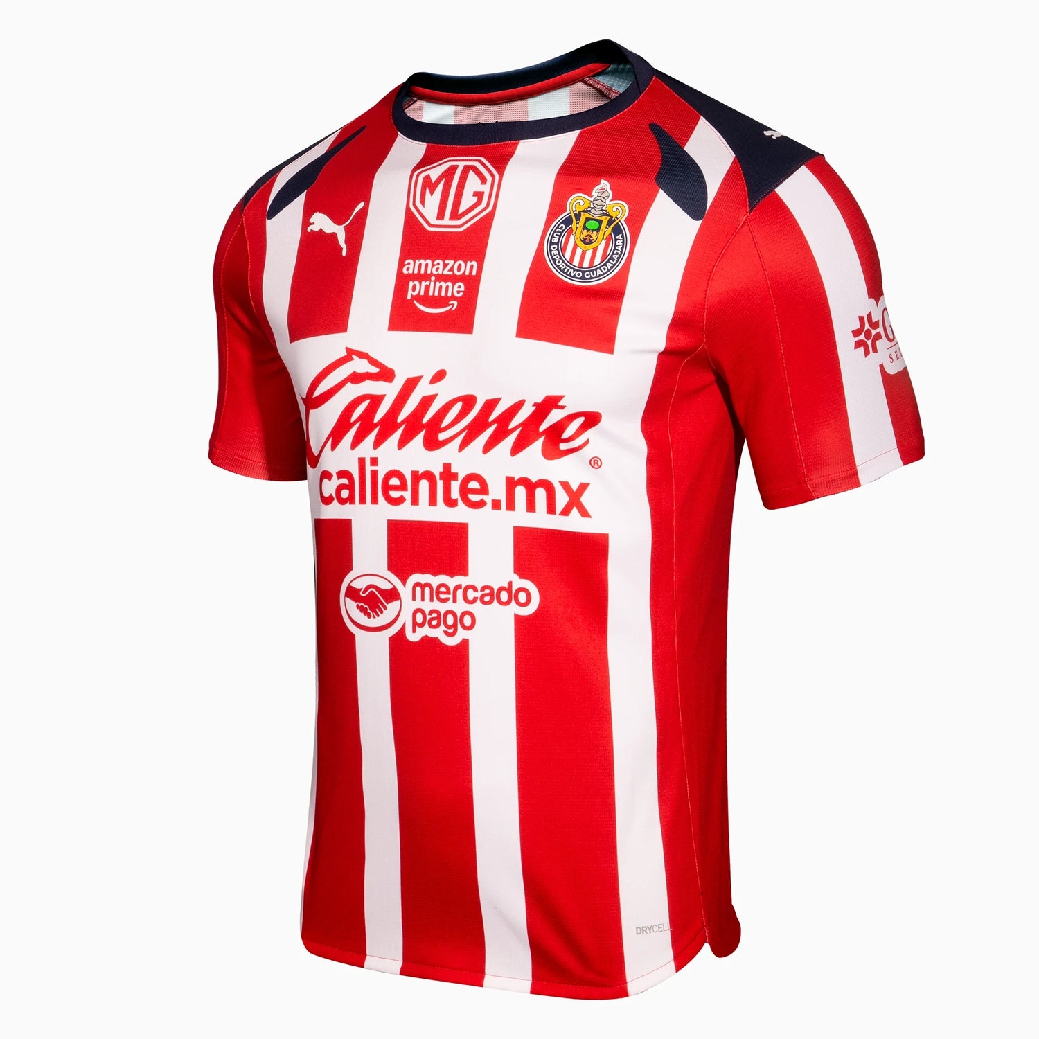 Puma 2025-26 Chivas Men's Stadium Home Soccer Jersey (Lateral - Front)