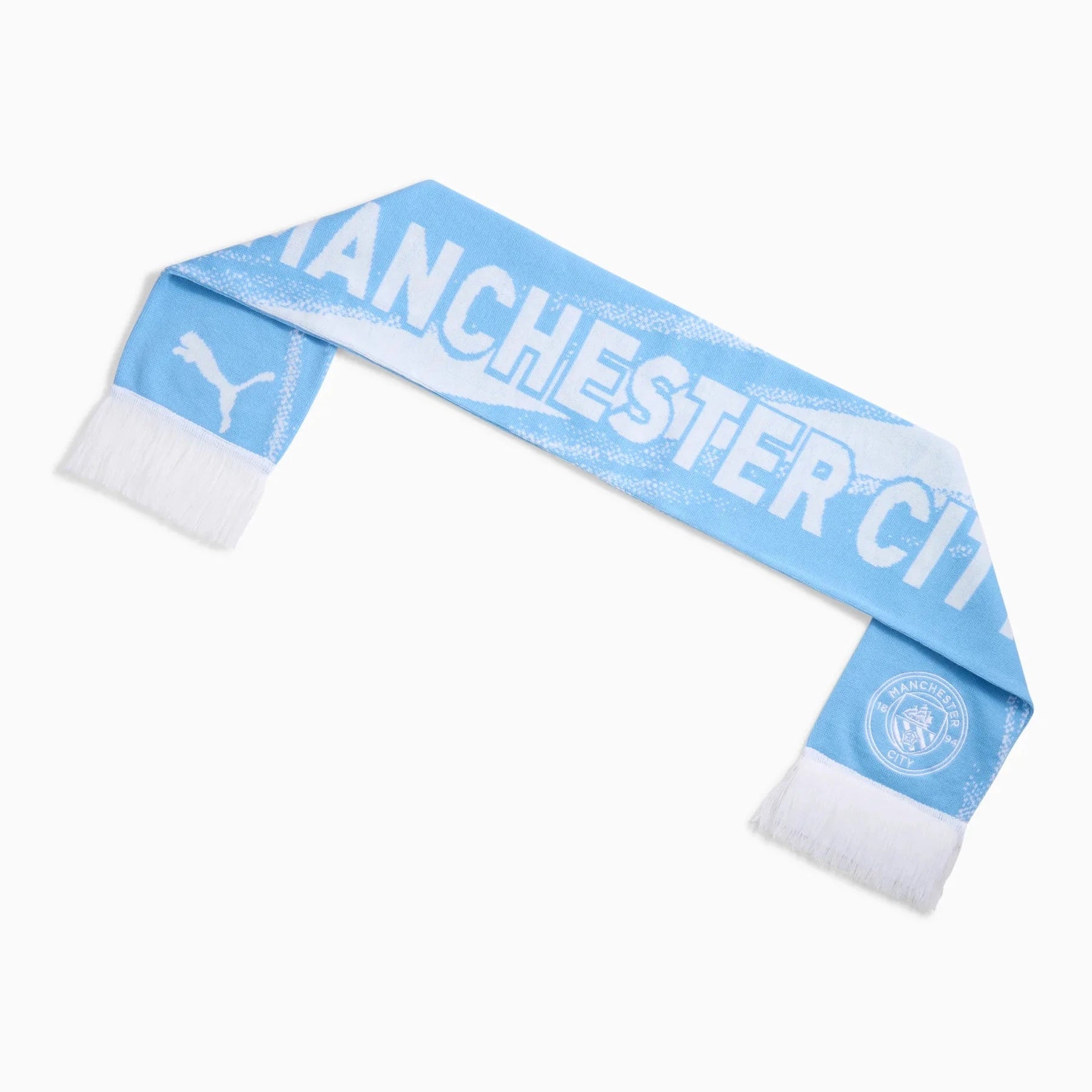 Puma 2025-26 Manchester City Essential Scarf (Back)