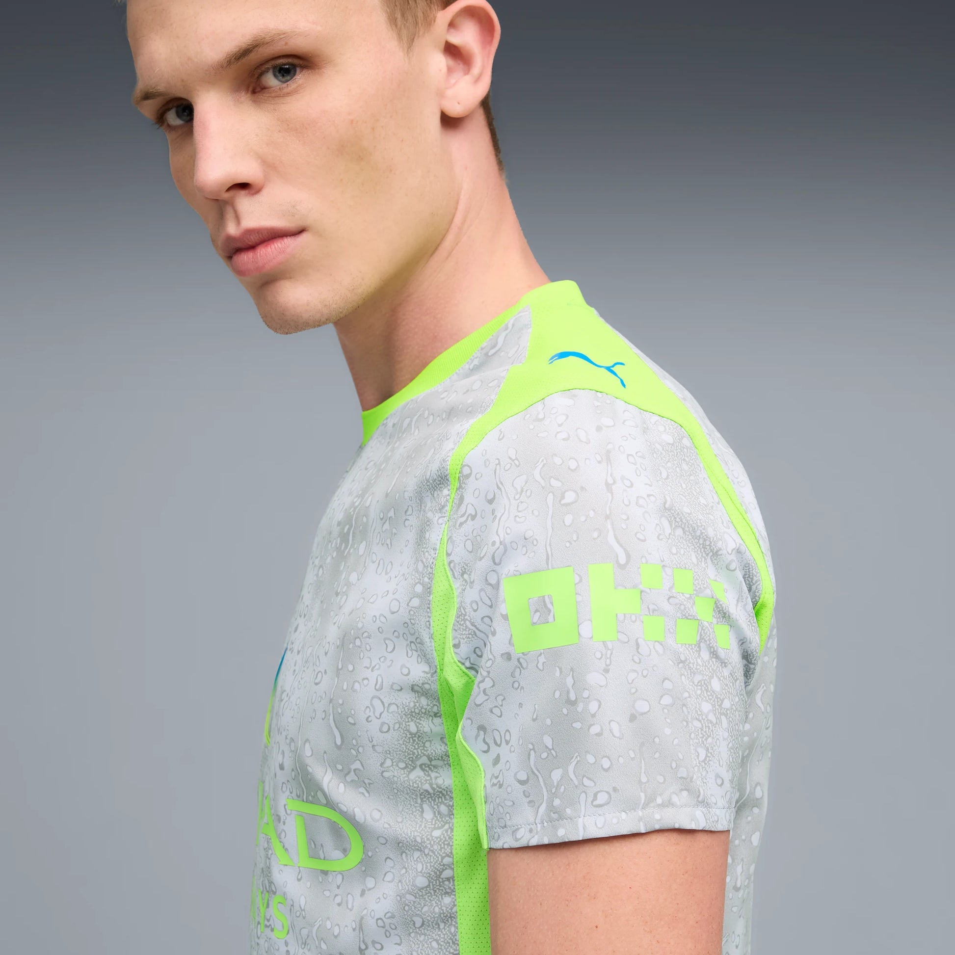 Puma 2025-26 Manchester City Men's Authentic Third Soccer Jersey (Detail 1)