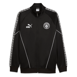 Puma 2025-26 Manchester City Men's KING Anthem Jacket Puma Black (Front)