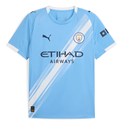 Puma 2025-26 Manchester City Men's Stadium Home Soccer Jersey (Front)