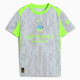Puma 2025-26 Manchester City Youth Stadium Third Soccer Jersey (Front)