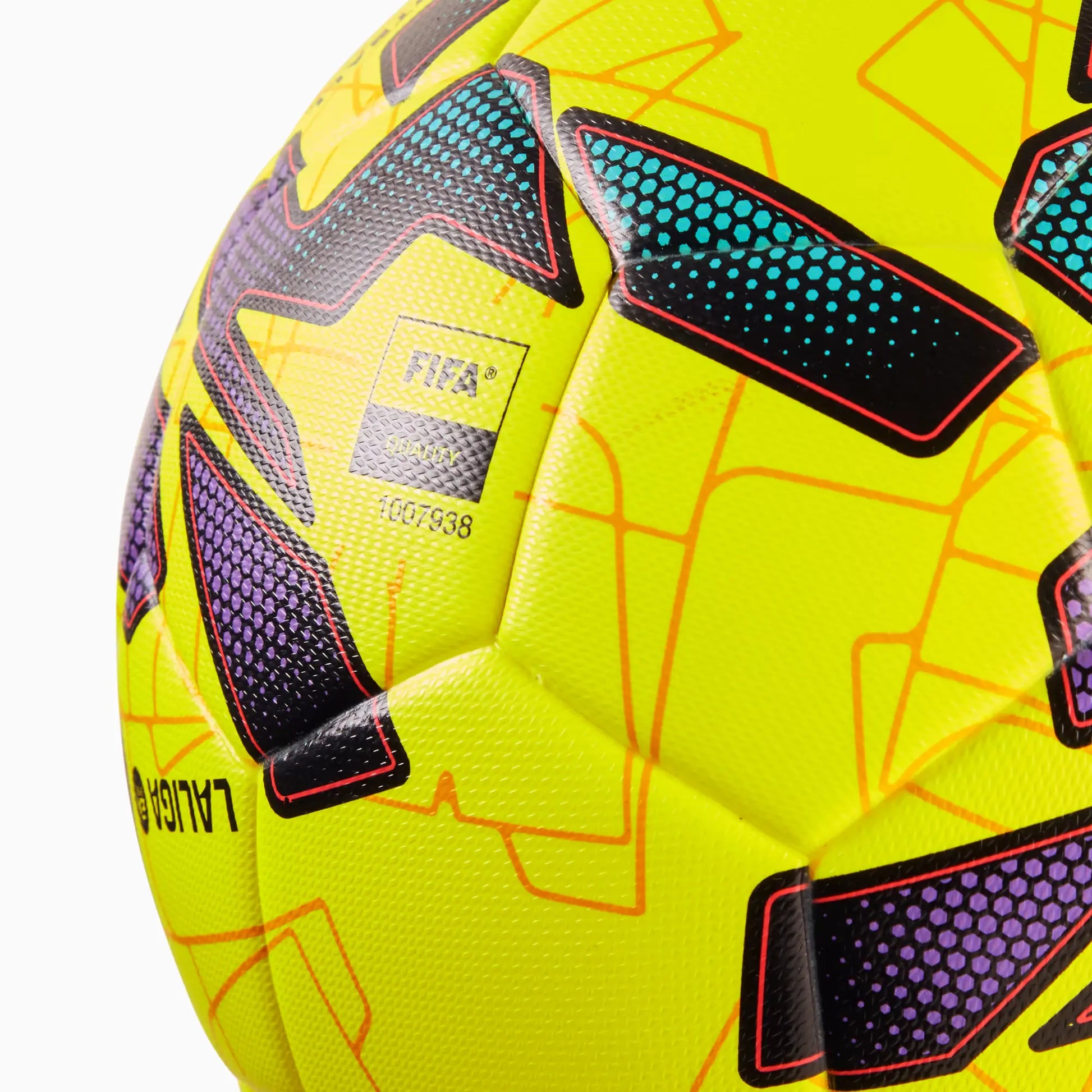 Puma 2025-26 Orbita La Liga 1 FIFA Quality Ball Fluo Yellow-Multicolor (Detail 2)