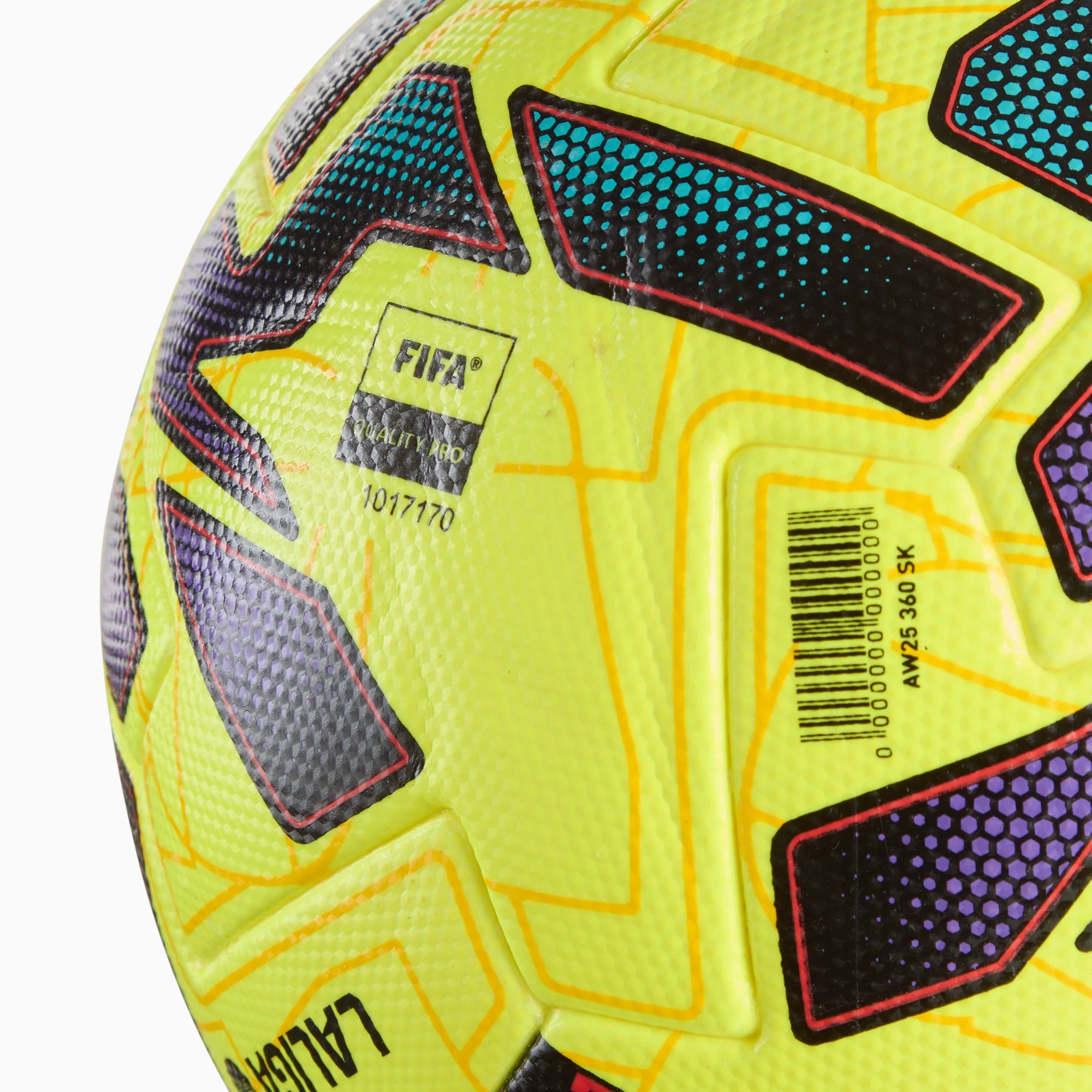 Puma 2025-26 Orbita La Liga 1 FIFA Quality Pro Ball Fluo Yellow-Multicolor (Detail 2)