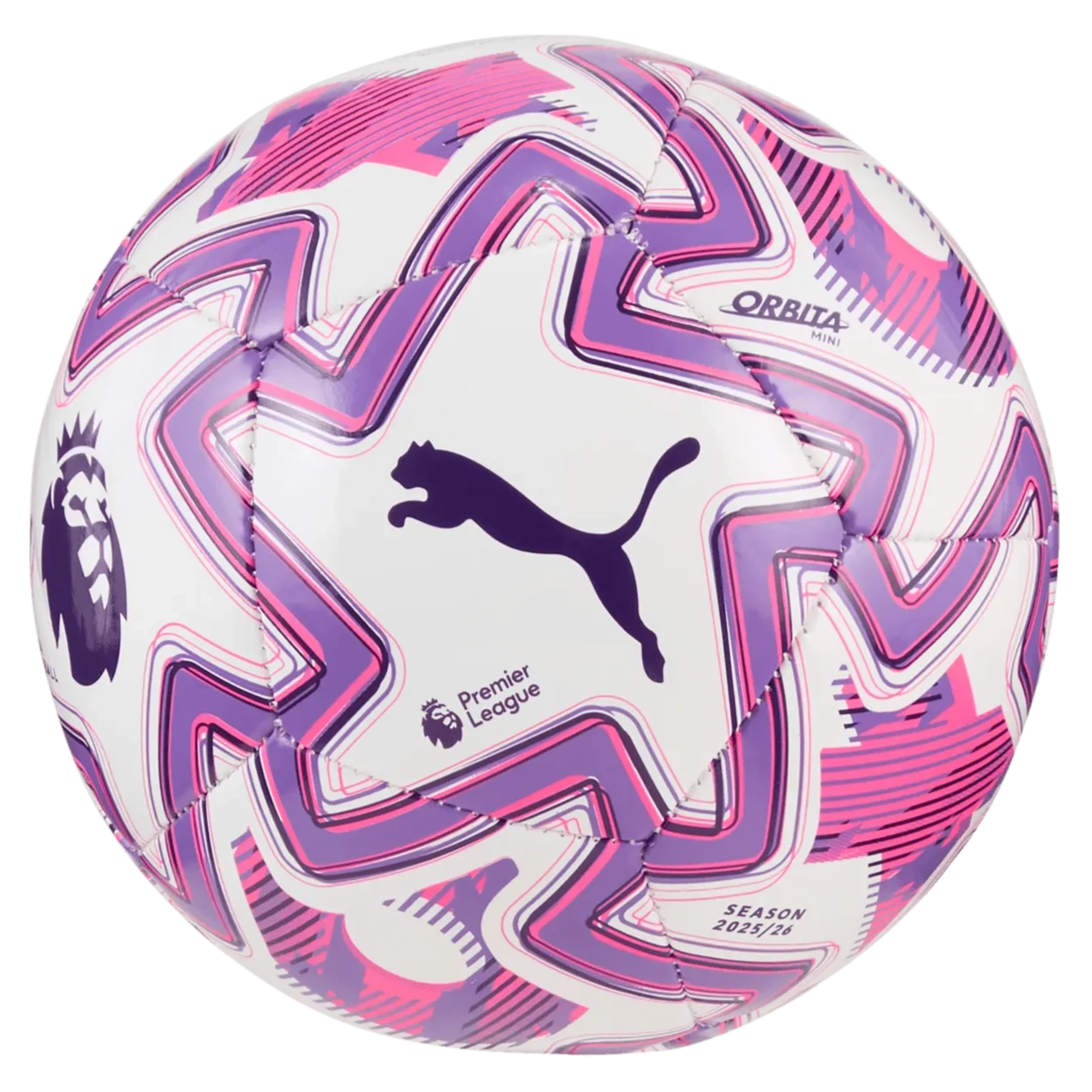Puma 2025-26 Orbita Premier League Brilliance Mini Ball (Front)
