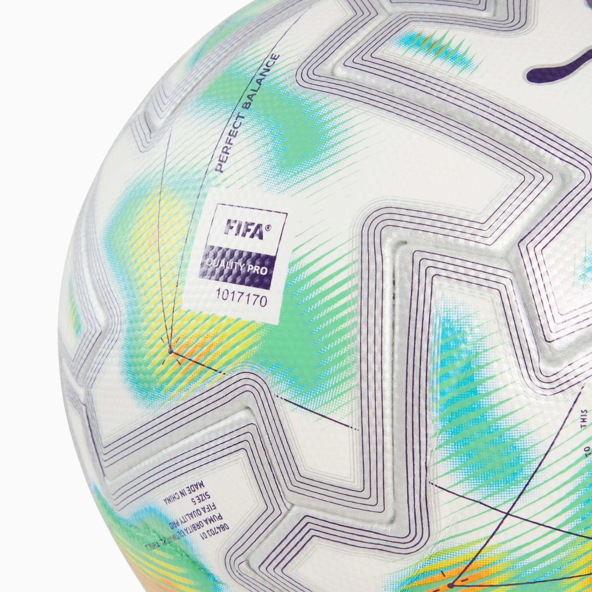 Puma 2025-26 Orbita Ultimate Premier League Thrill Soccer Ball (Detail 1)