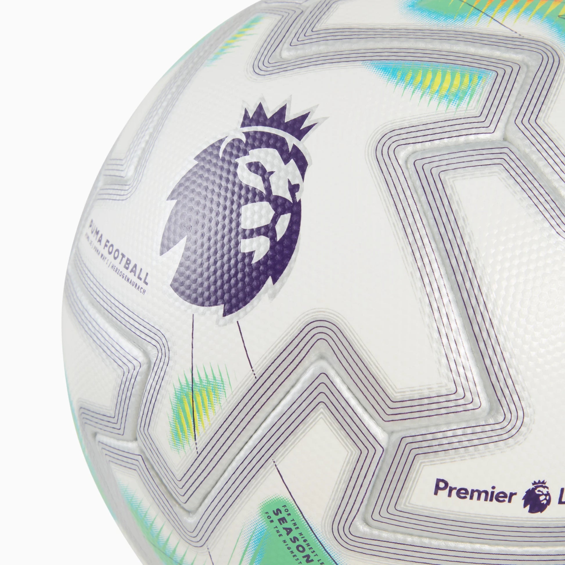 Puma 2025-26 Orbita Ultimate Premier League Thrill Soccer Ball (Detail 2)