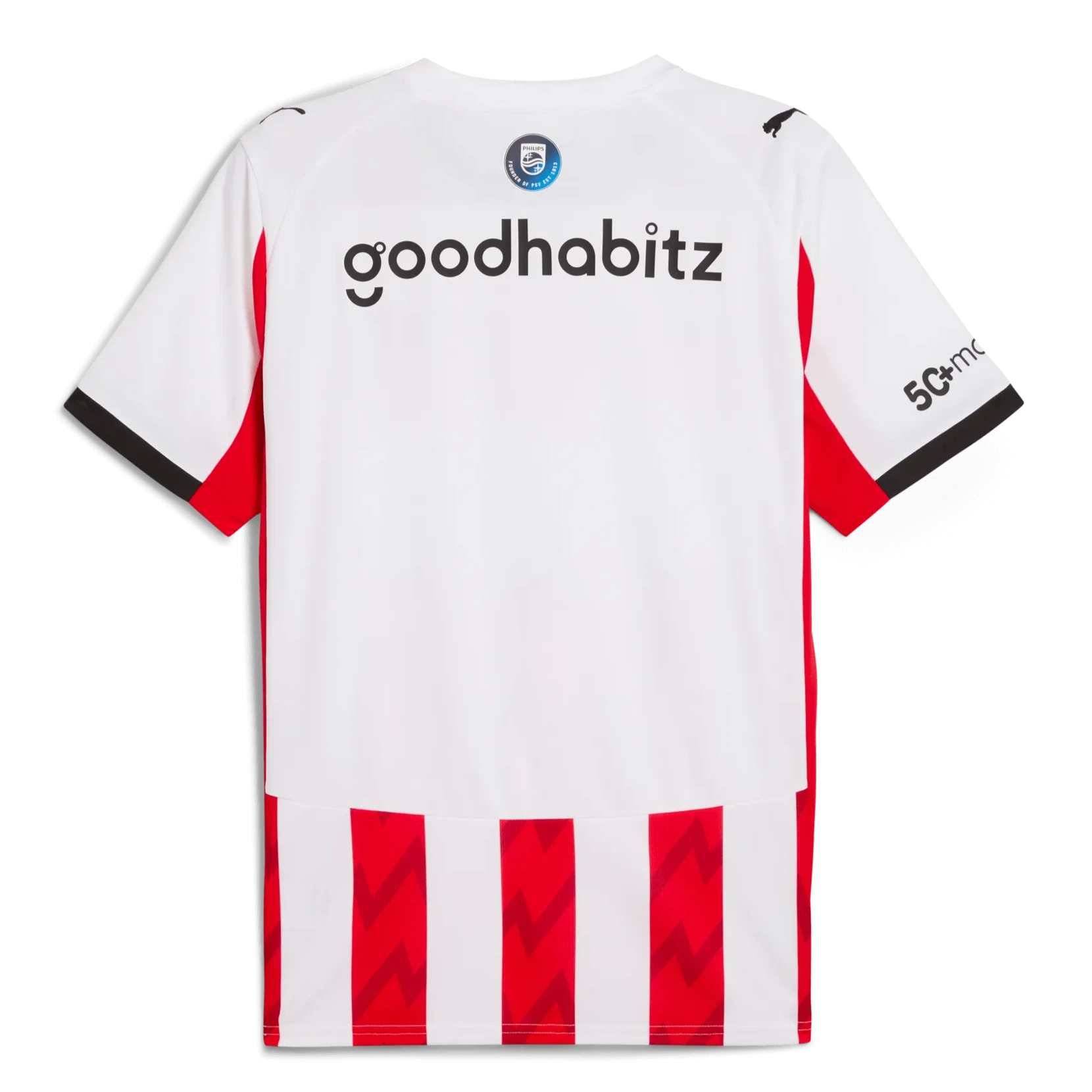 Puma 2025-26 PSV Men's Stadium Home Soccer Jersey (Back)