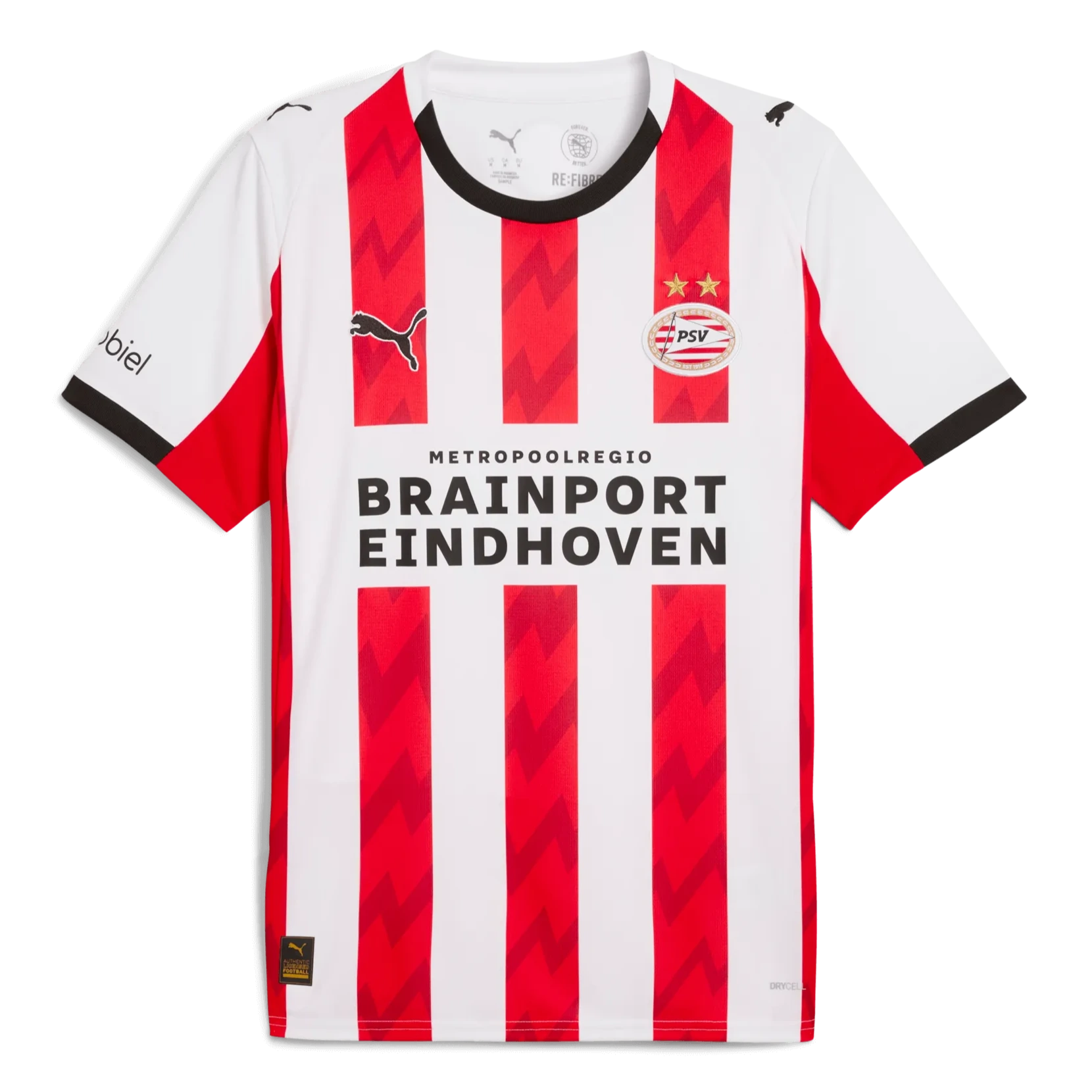 Puma 2025-26 PSV Men's Stadium Home Soccer Jersey (Front)