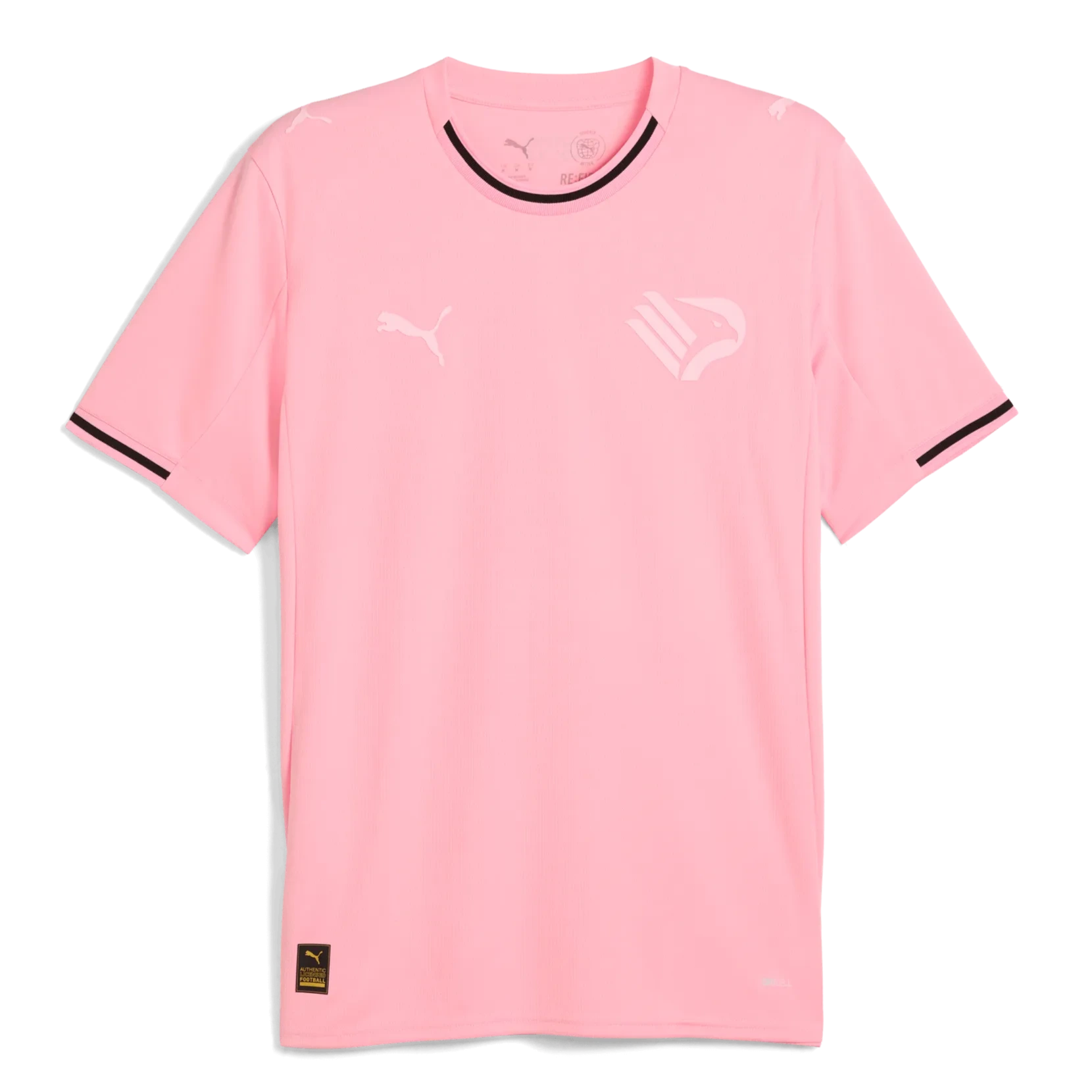 Puma 2025-26 Palermo Men's Stadium Home Soccer Jersey (Front)