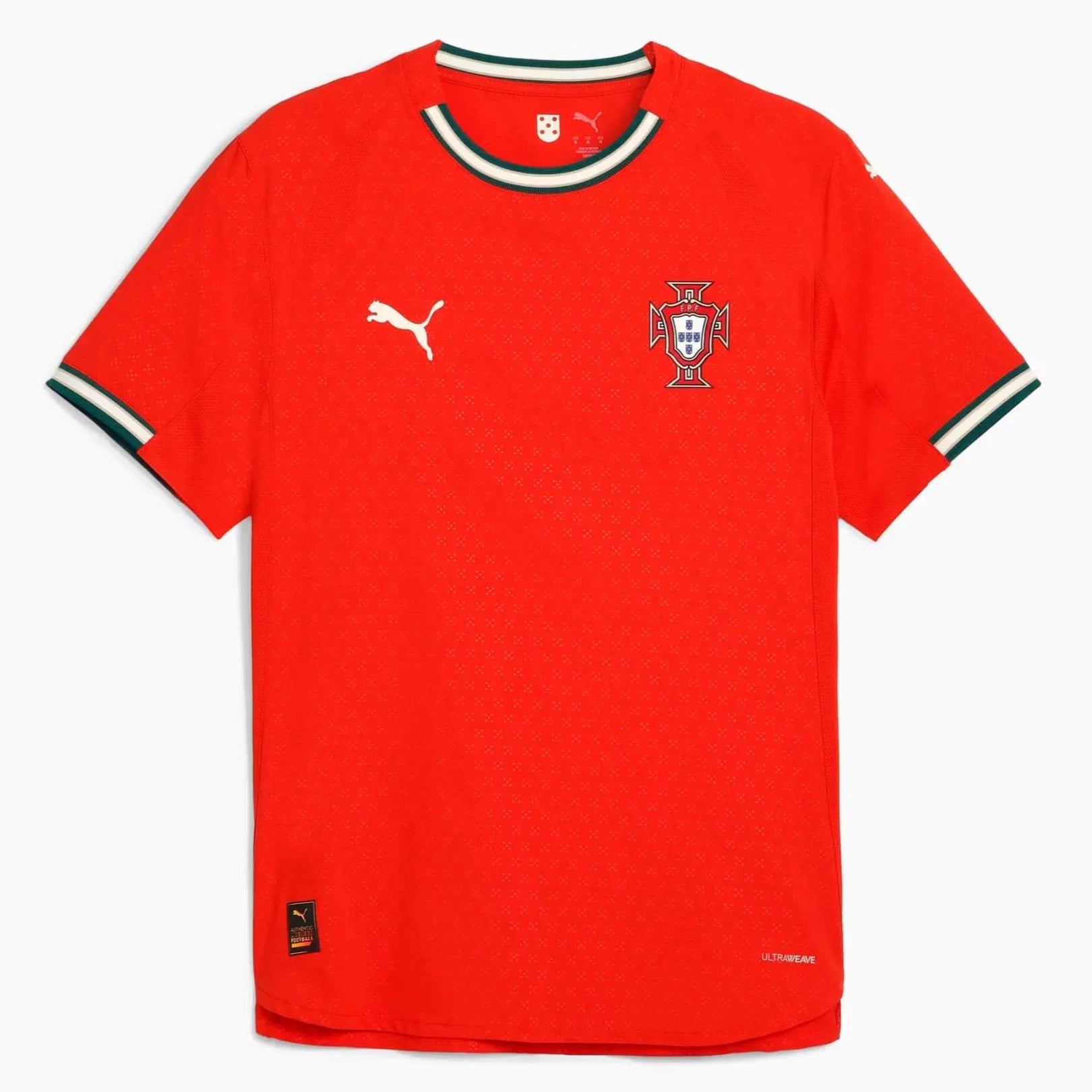 Puma 2025-26 Portugal Men's Authentic Home Jersey (Front)