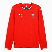 Puma 2025-26 Portugal Men's Stadium Home Long-Sleeve Jersey (Front)
