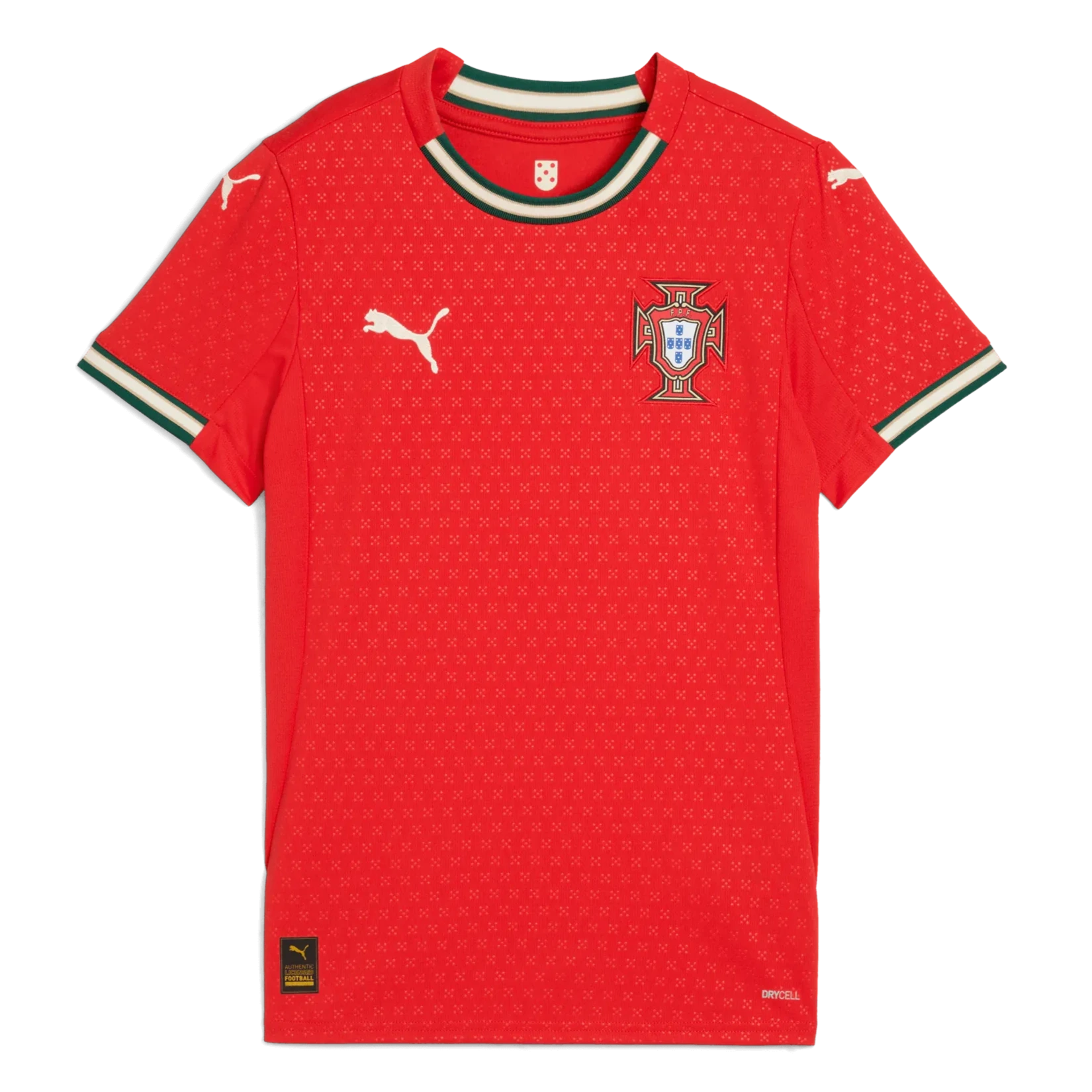 Puma 2025-26 Portugal Women's Stadium Home Jersey (Front)