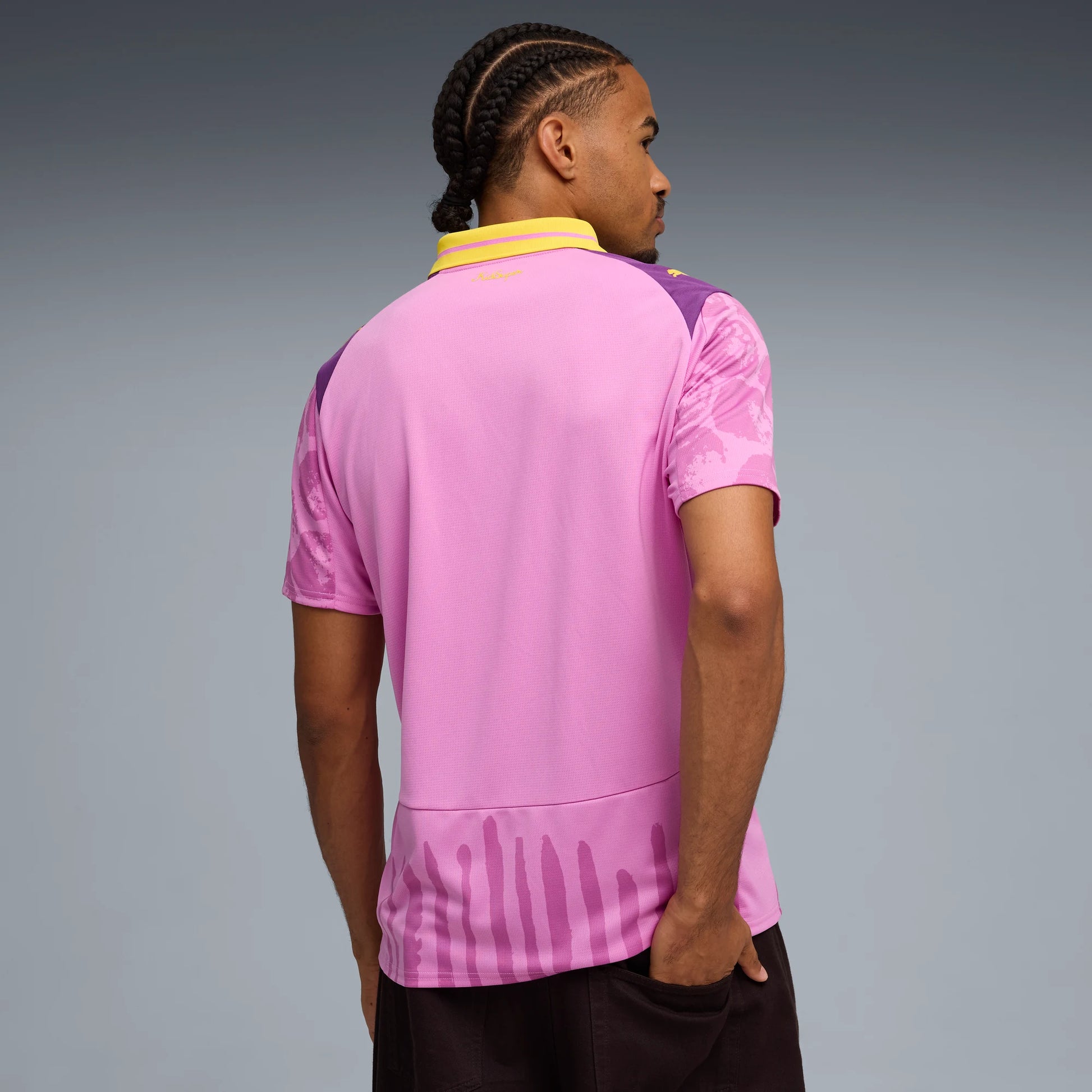 Puma 2025 Borussia Dortmund Men's Club World Cup KidSuper Stadium Soccer Jersey (Model - Back)