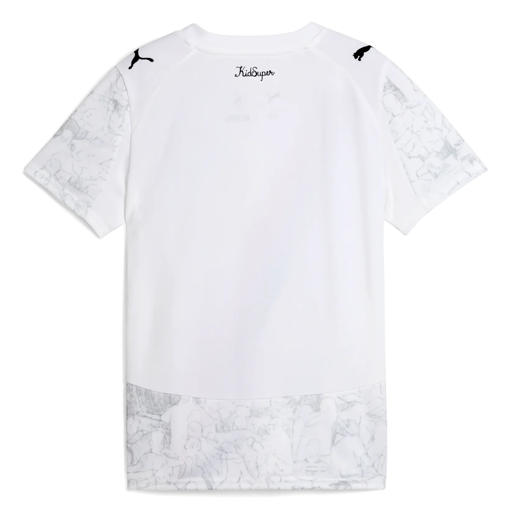 Puma 2025 Manchester City Youth Club World Cup KidSuper Stadium Home Soccer Jersey (Back)