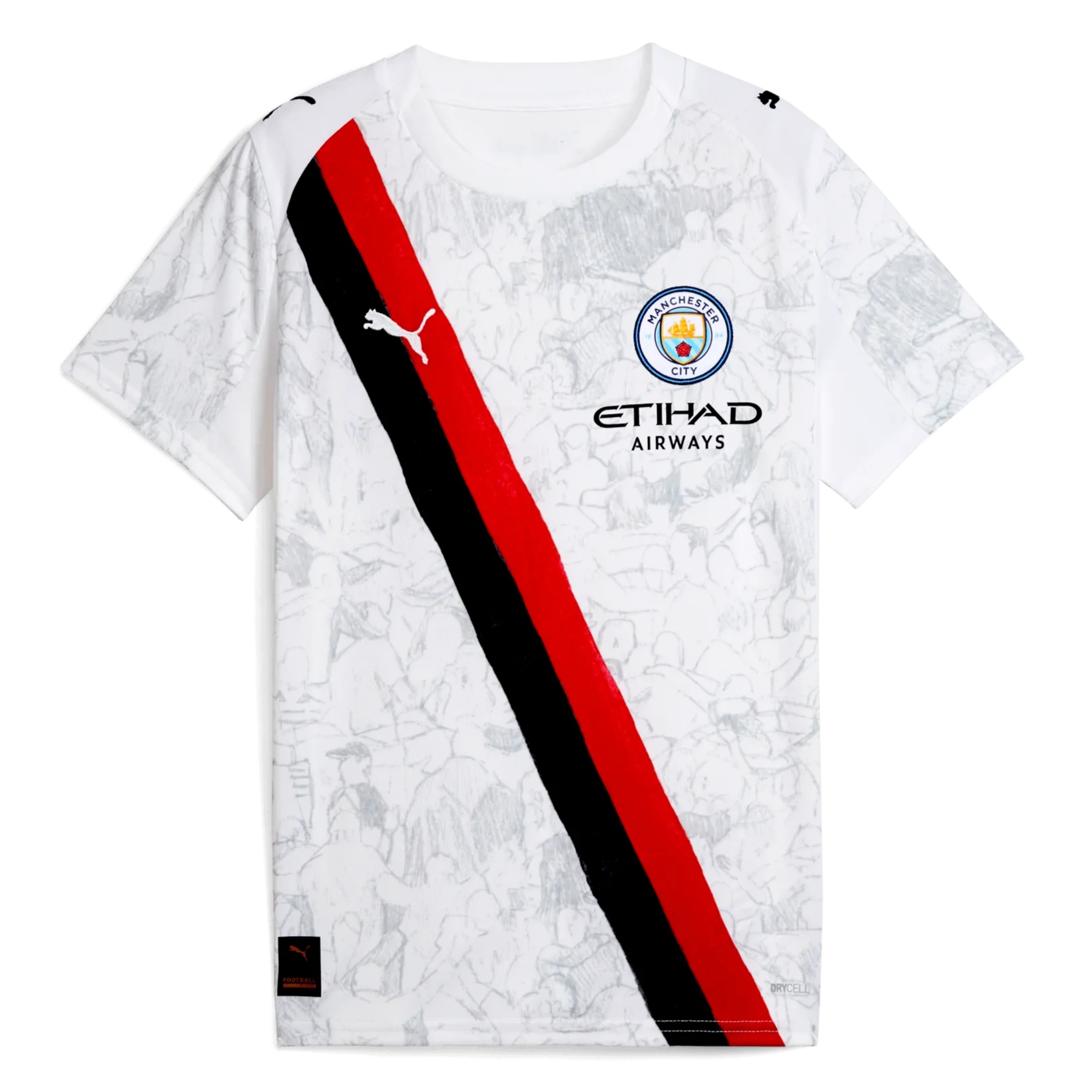 Puma 2025 Manchester City Youth Club World Cup KidSuper Stadium Home Soccer Jersey (Front)