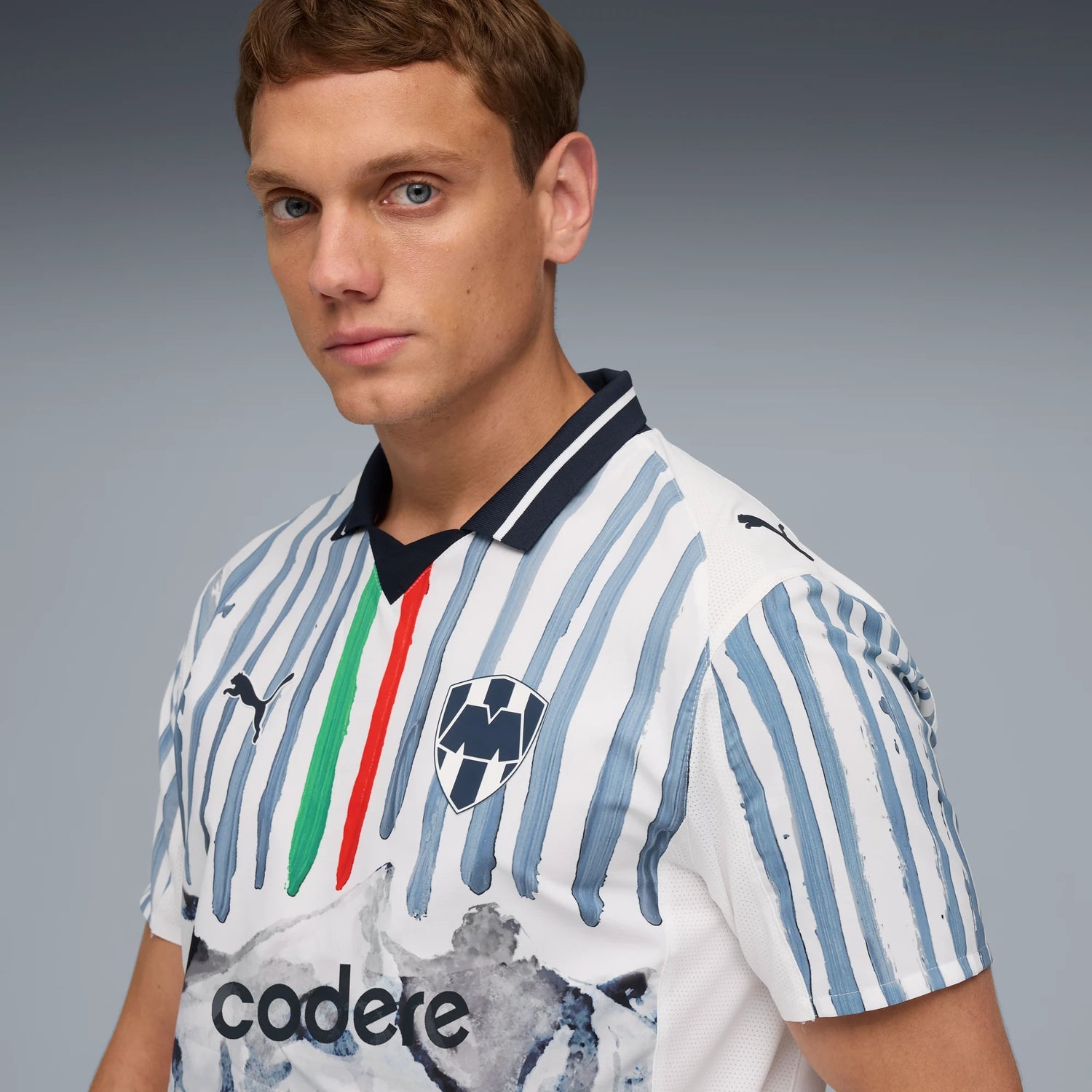 Puma 2025 Monterrey Men's Club World Cup KidSuper Authentic Soccer Jersey (Detail 1)