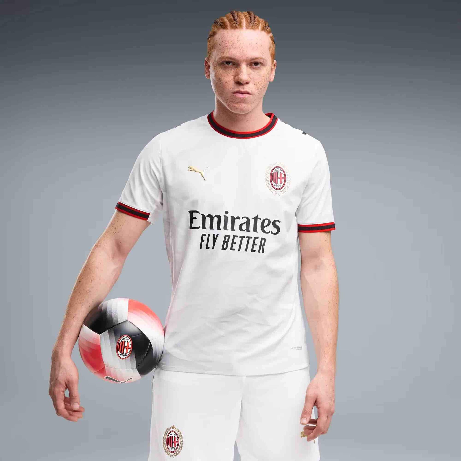 Puma 2026-27 AC Milan Men's Authentic Away Soccer Jersey (Model - Front)