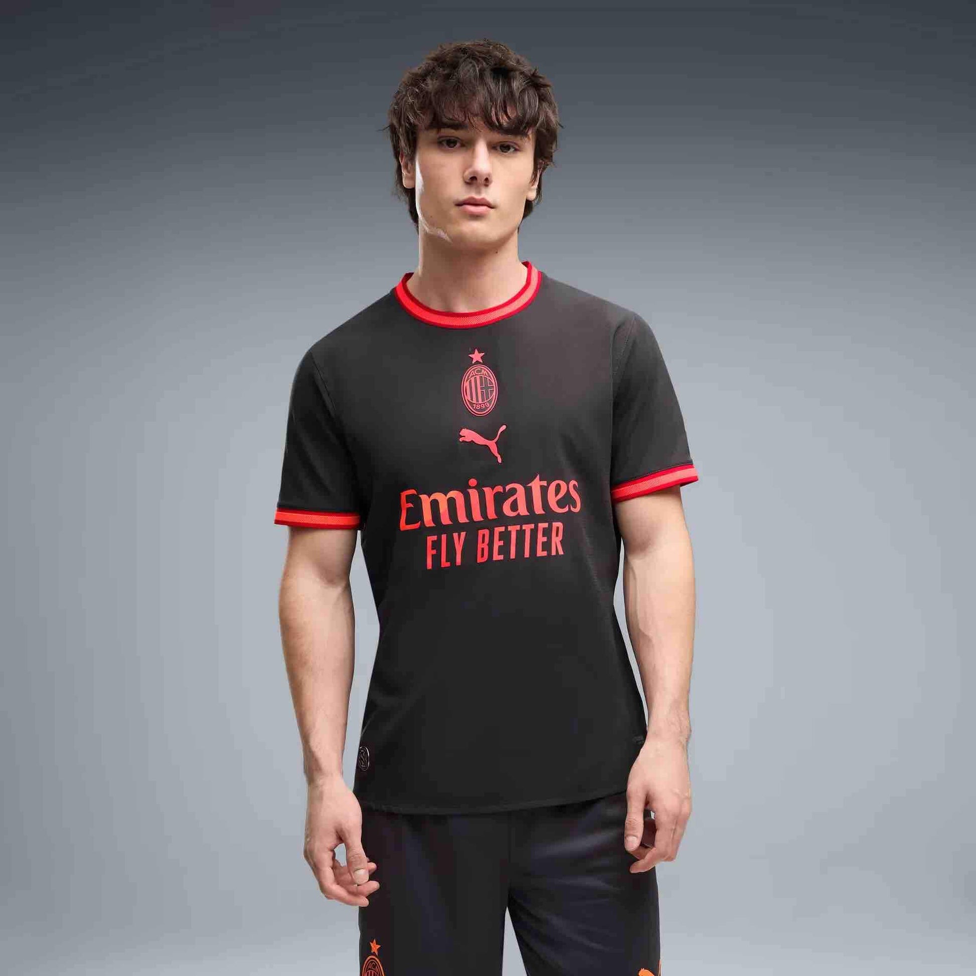 Puma 2026-27 AC Milan Men's Authentic Third Soccer Jersey (Model -Front)