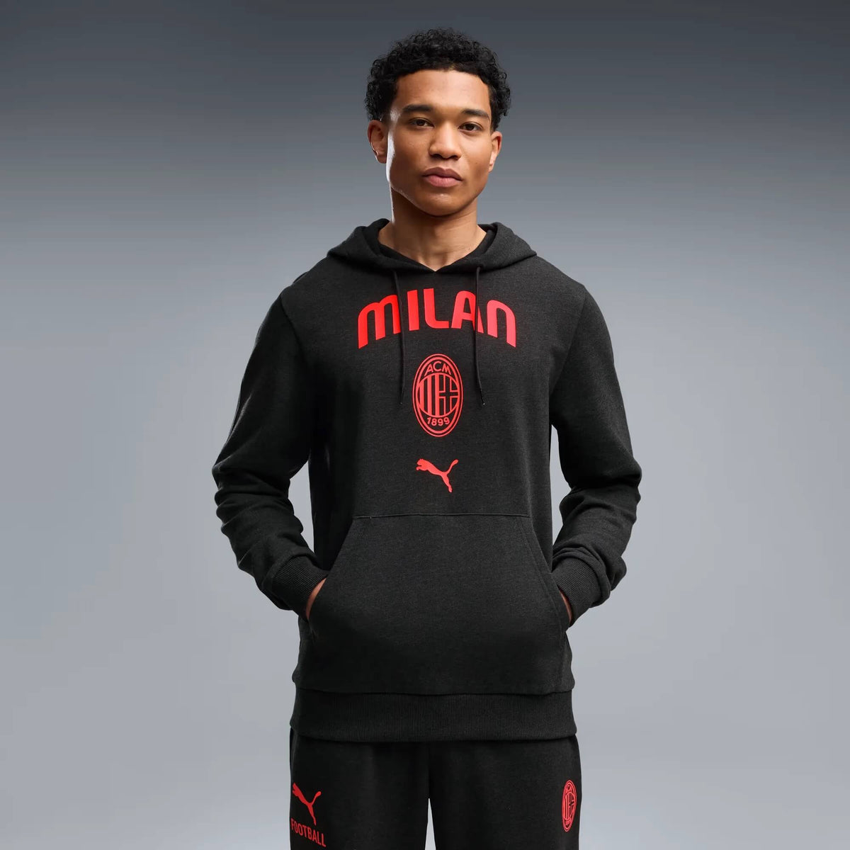 Puma 2026-27 AC Milan Men's FtblCulture Hoodie (Model - Front)