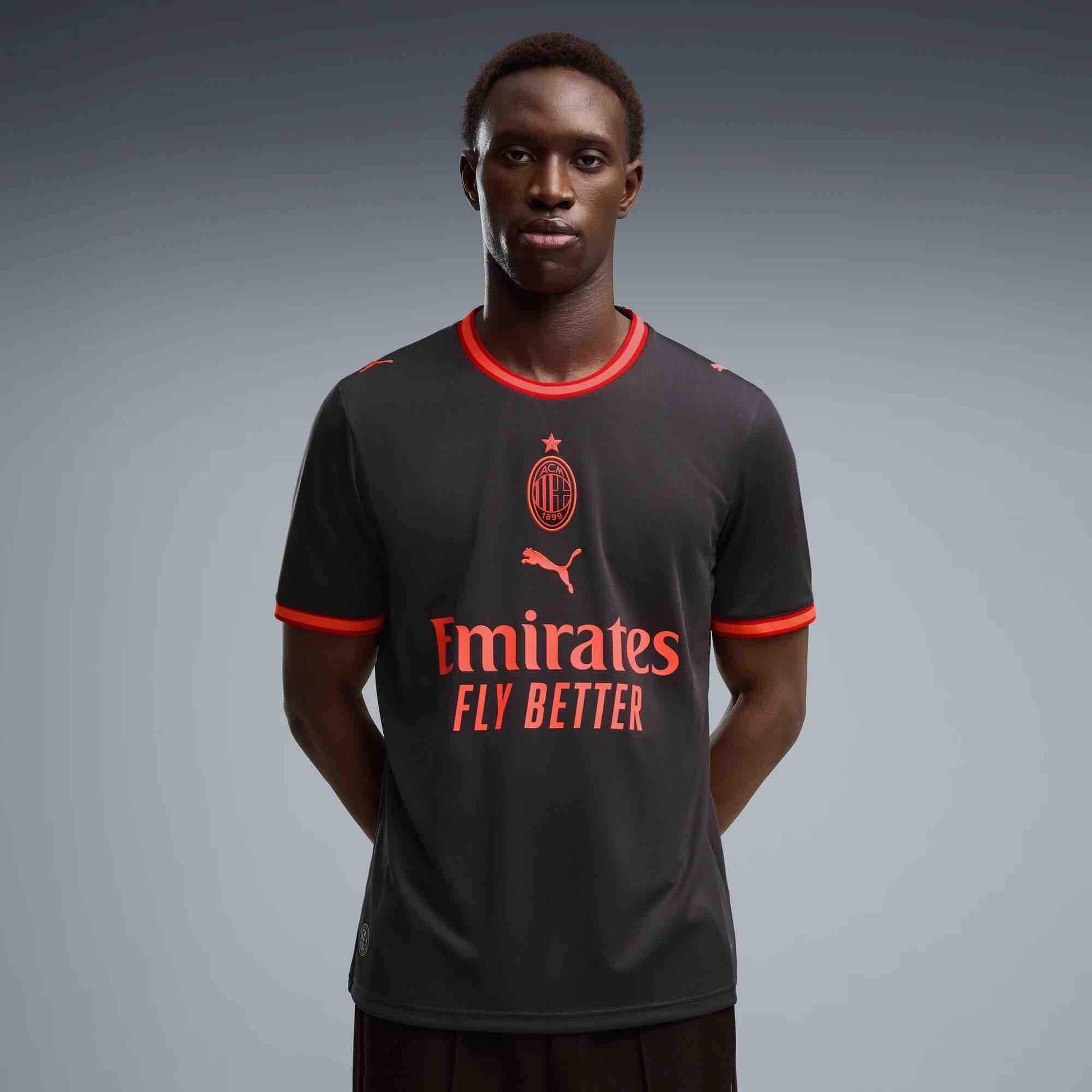 Puma 2026-27 AC Milan Men's Stadium Third Soccer Jersey (Model - Front)