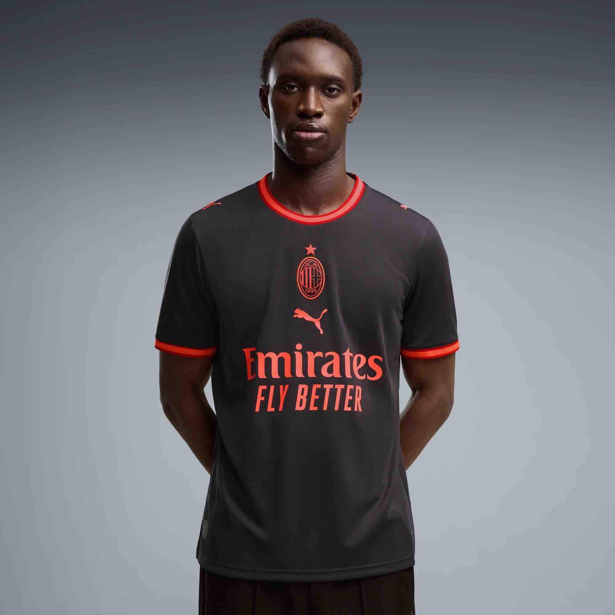Puma 2026-27 AC Milan Men's Stadium Third Soccer Jersey (Model - Front)